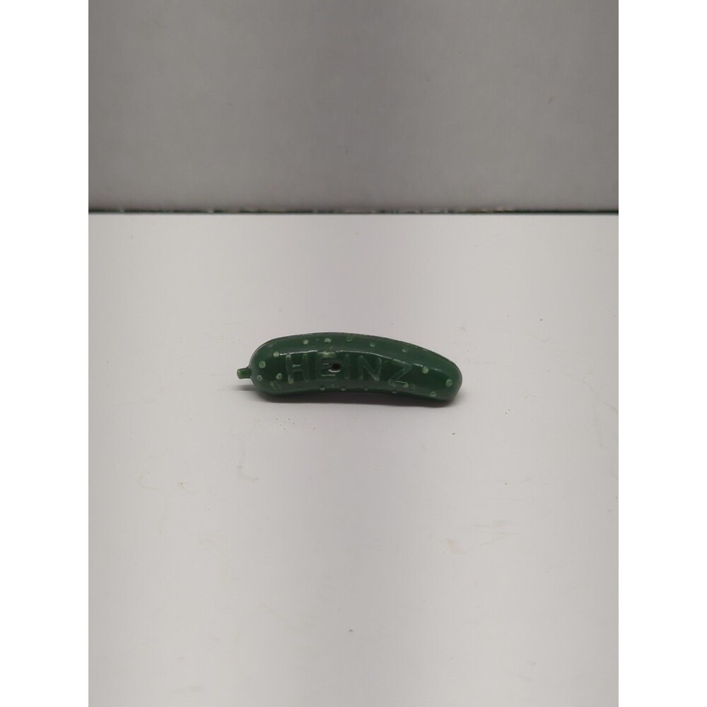 Heinz Pickle Lapel Pin Mini Green Advertising Tiny Vintage Plastic EUC